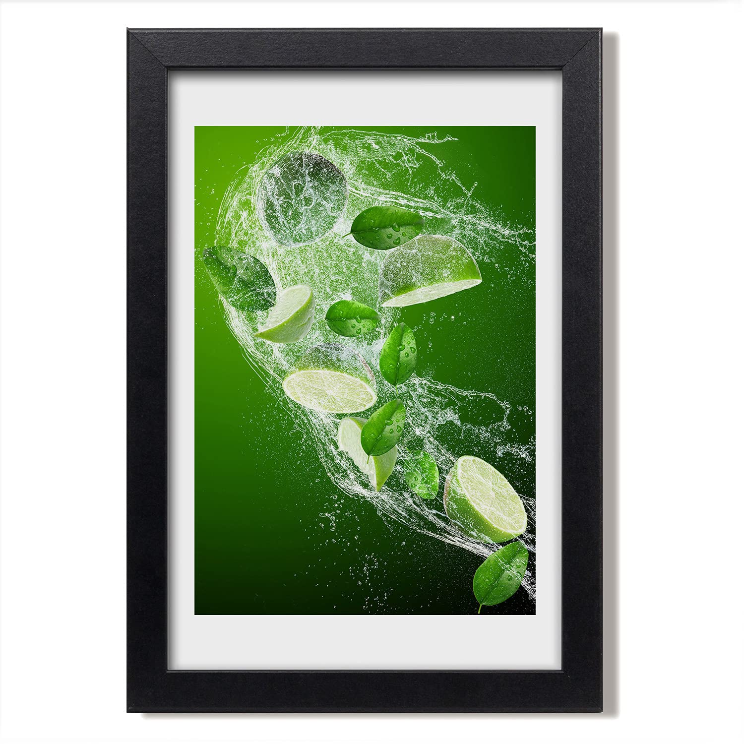 Affiche décorative moderne citrons verts Tulup 20x30 cadre rigide - 7