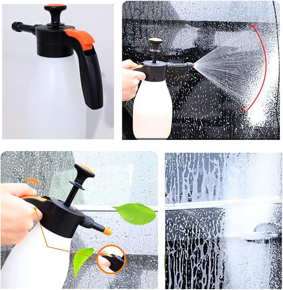 High Pressure Washer Water Attachment Nozzle Flexible Auto Washer Snow Foam Can Watering Sprayer Window Washing Watering Can For Car Outdoor Long Spout