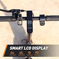 Vista 13 de Patinete eléctrico para adultos y niños grandes, alcance de 23/21 millas, velocidad máxima de 22/18 MPH, potente motor de 650/500/350 W, neumáticos