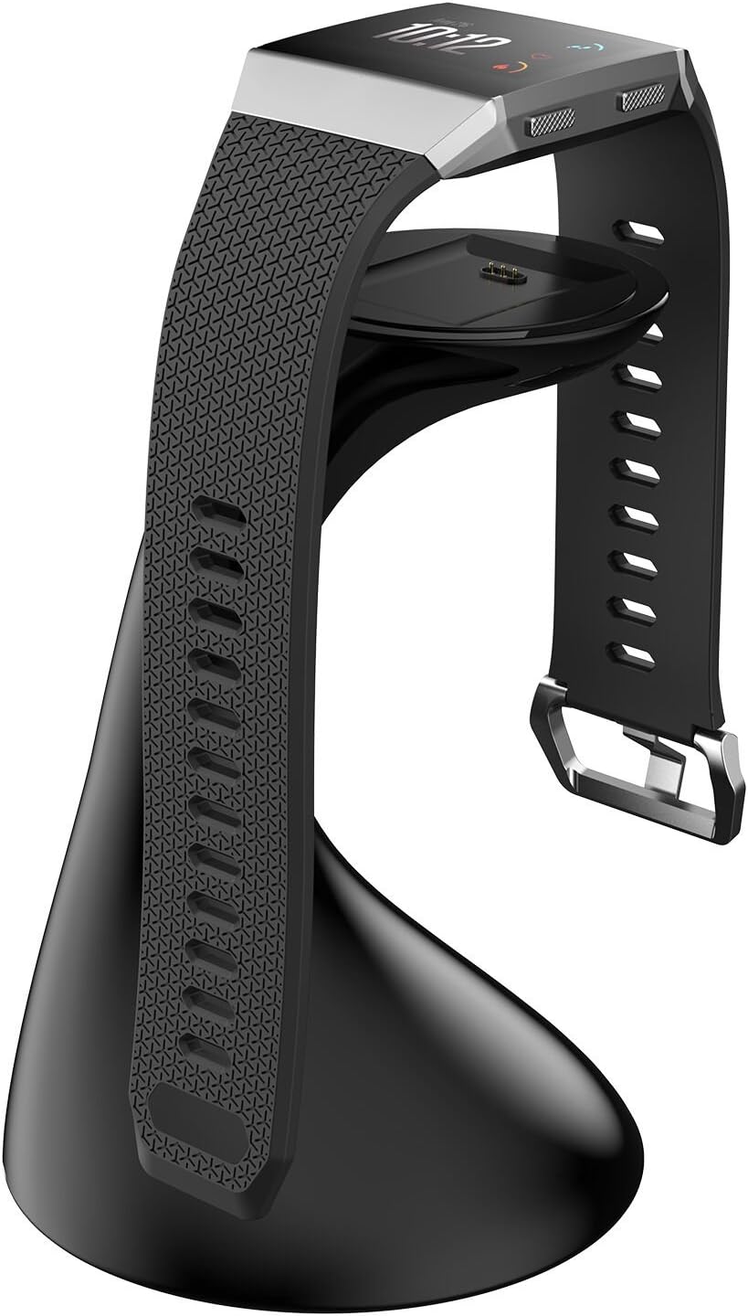 Fitian Fitbit Ionic Charger, Fitbit Ionic Charging Dock Replacement USB Charging Stand Accessories Charging Cable Charger Station Cradle Holder Adapter for Fitbit Ionic Smart Fitness Watch