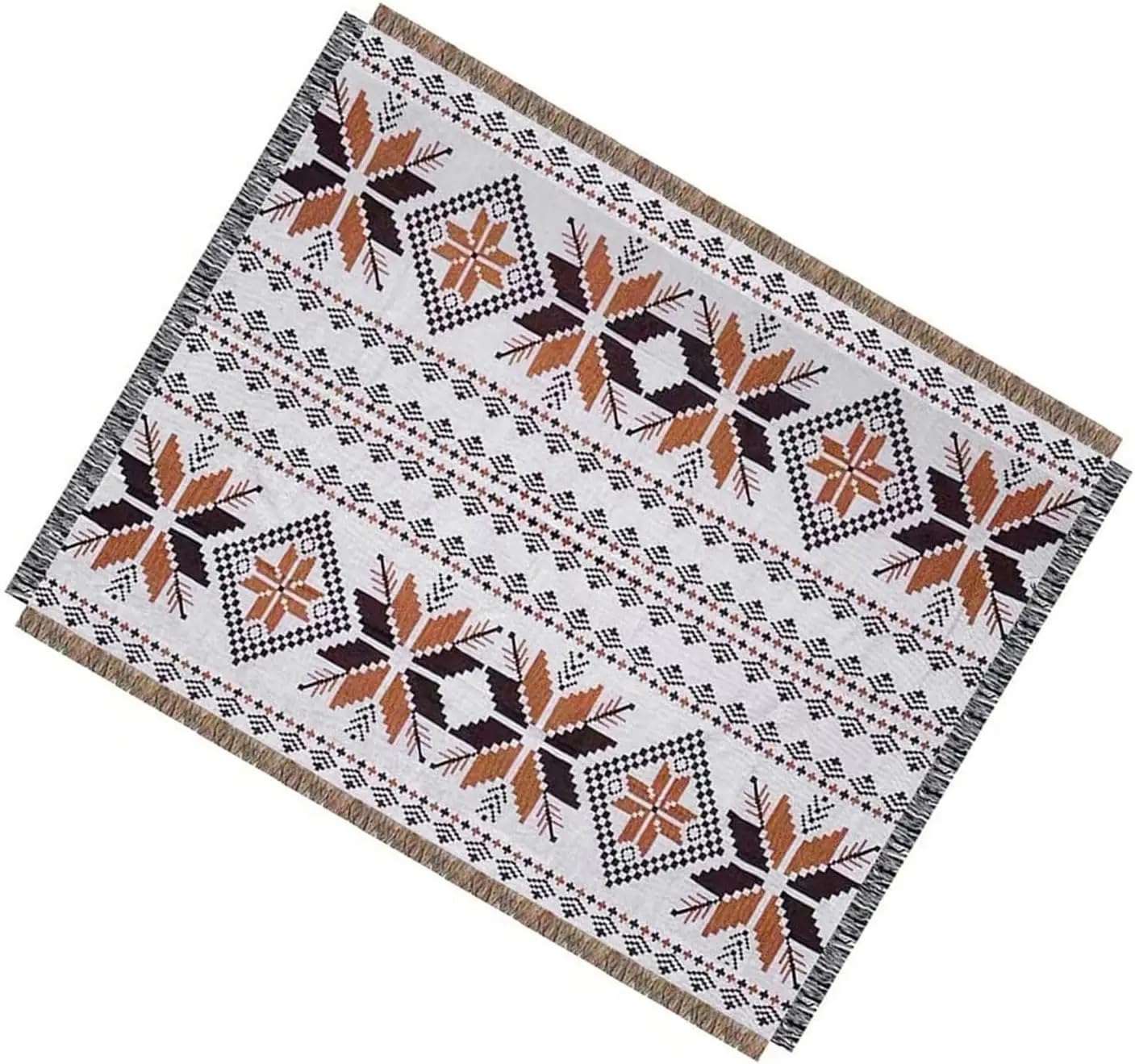 Coperta da picnic Tappetino spiaggia pieghevole for esterni con nappe Tappeti Attrezzatura campeggio for viaggi escursionistici per campeggio(180X230cm)