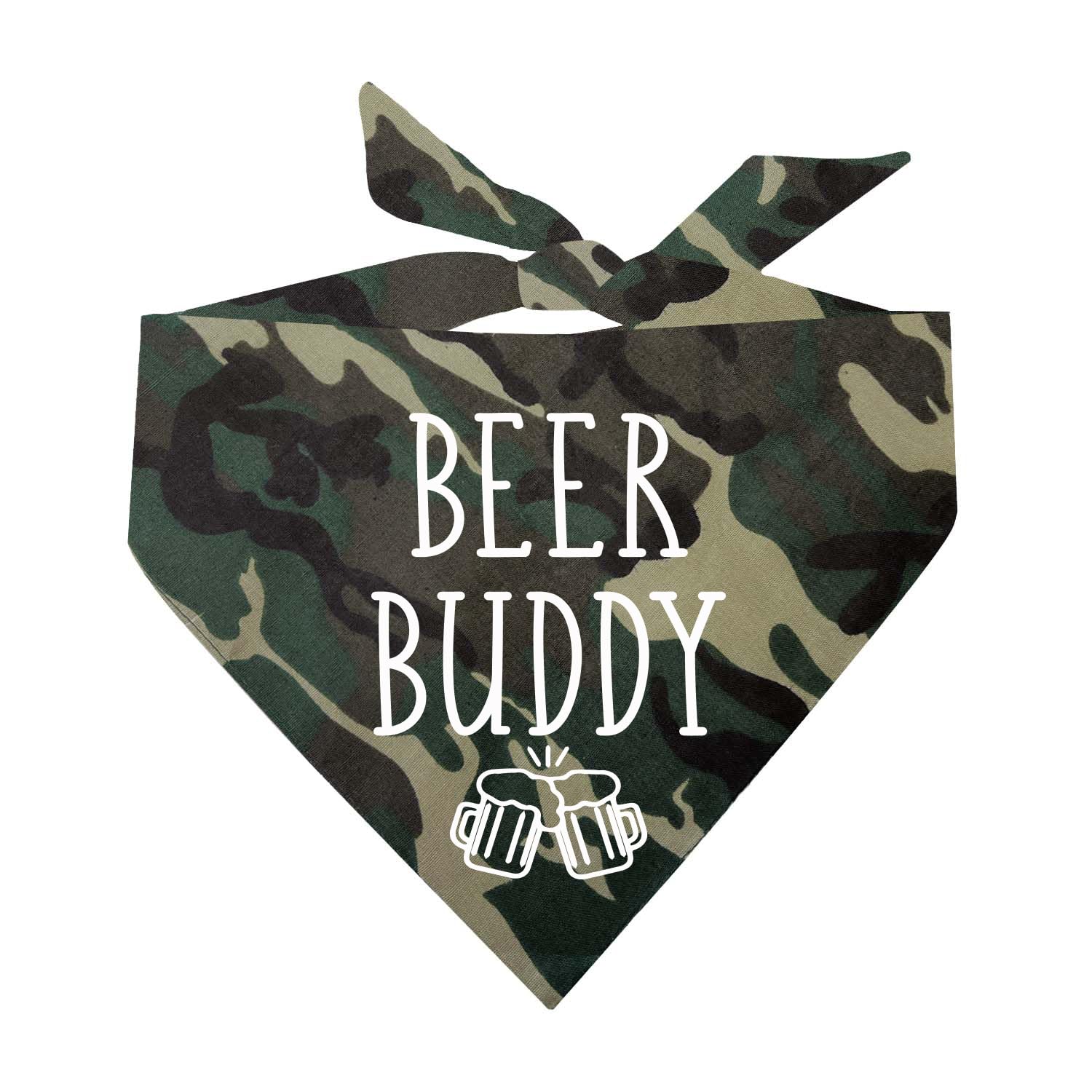 Beer Buddy - Bandana stampata per cani (colori assortiti)
