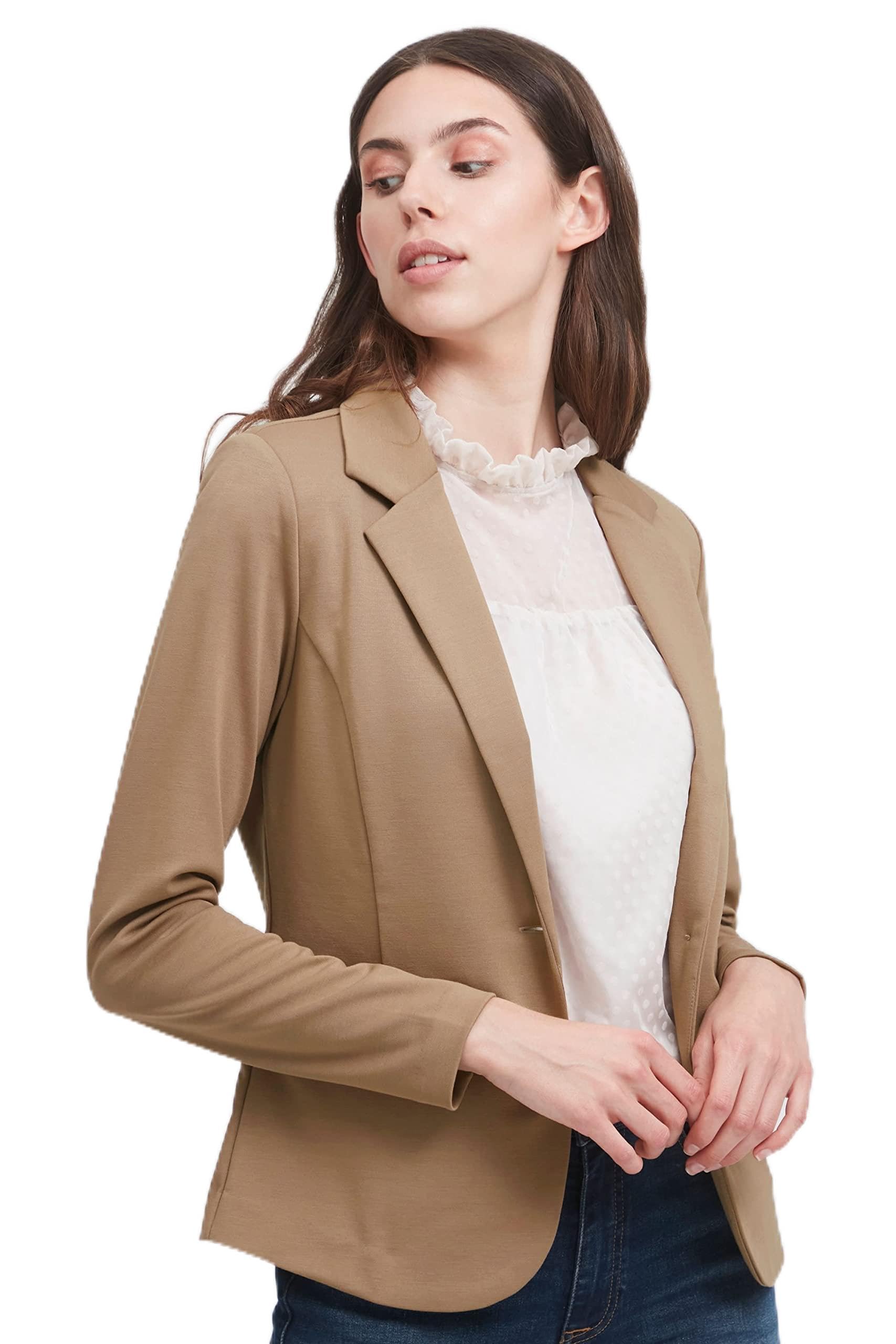 ICHI Women's Ihkate Bl Business Casual Blazer, 161305_String, M