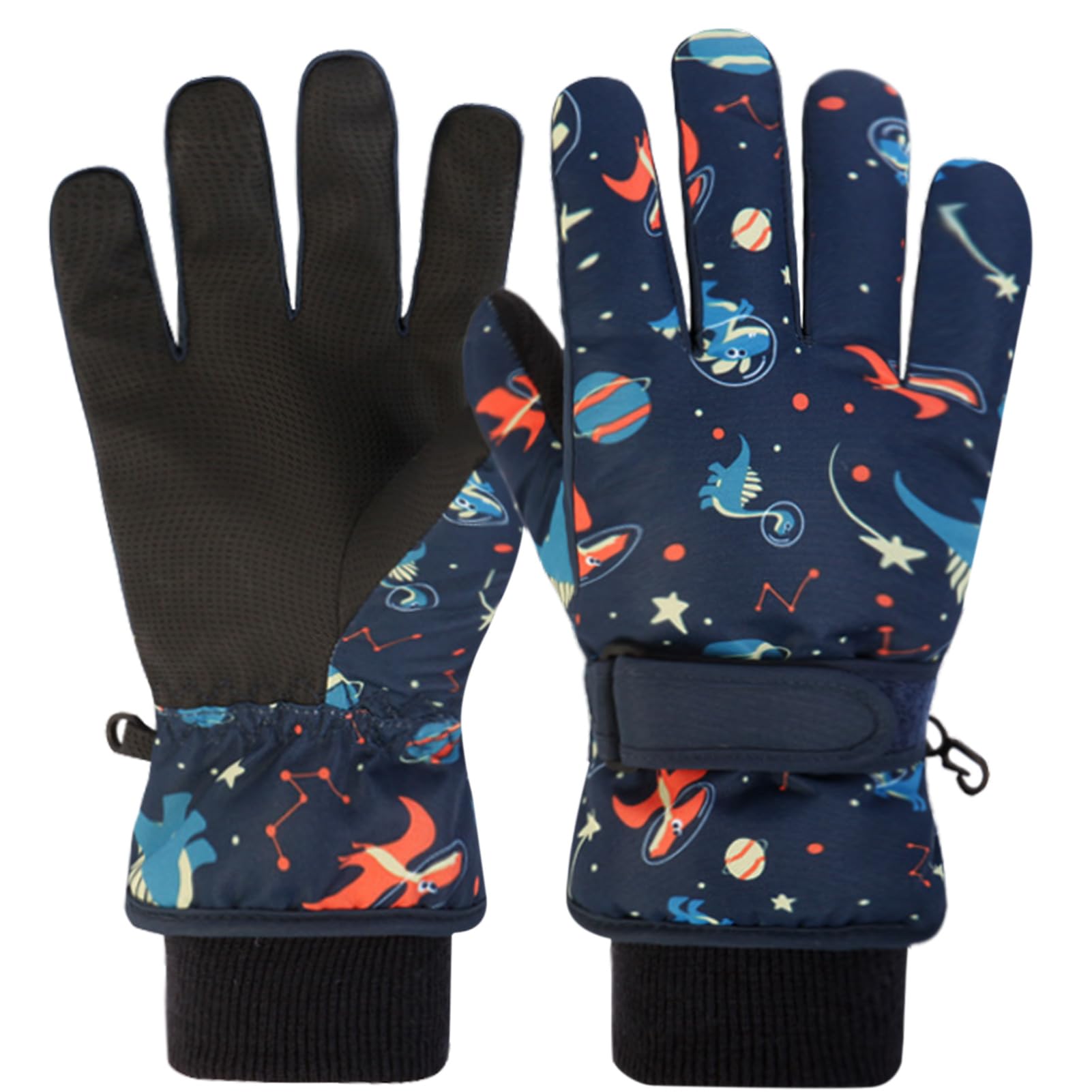 Azarxis Kids Children Ski Gloves Winter Snow Gloves Waterproof Winter Warm Glove for Snowboarding, Sledding