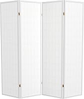 Vista 222 de Red Lantern Panel de ventana Shoji de 6 pies de alto, divisor de habitación de 3 paneles de palisandro