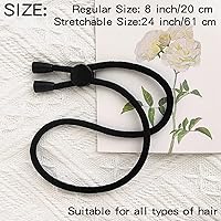 Vista 2 de 6 cintas ajustables para cabello grueso y pesado natural, rizado C-1 unidad (paquete de 6)