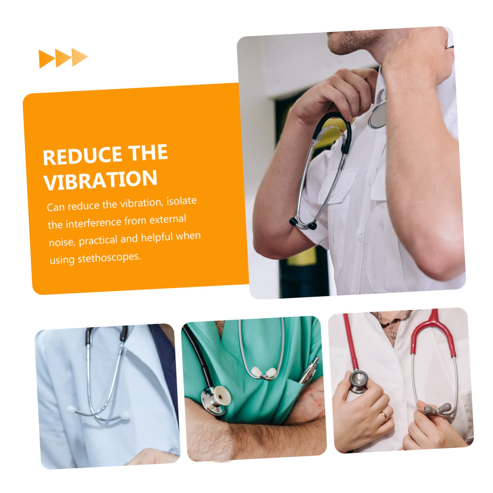 5sets Parti Di Ricambio Per Stetoscopio Membrane e Auricolari Compatibili Con Modelli Pediatrici e Adulto Accessori Medici Di Qualità Per Cardiologia e Uso Professionale