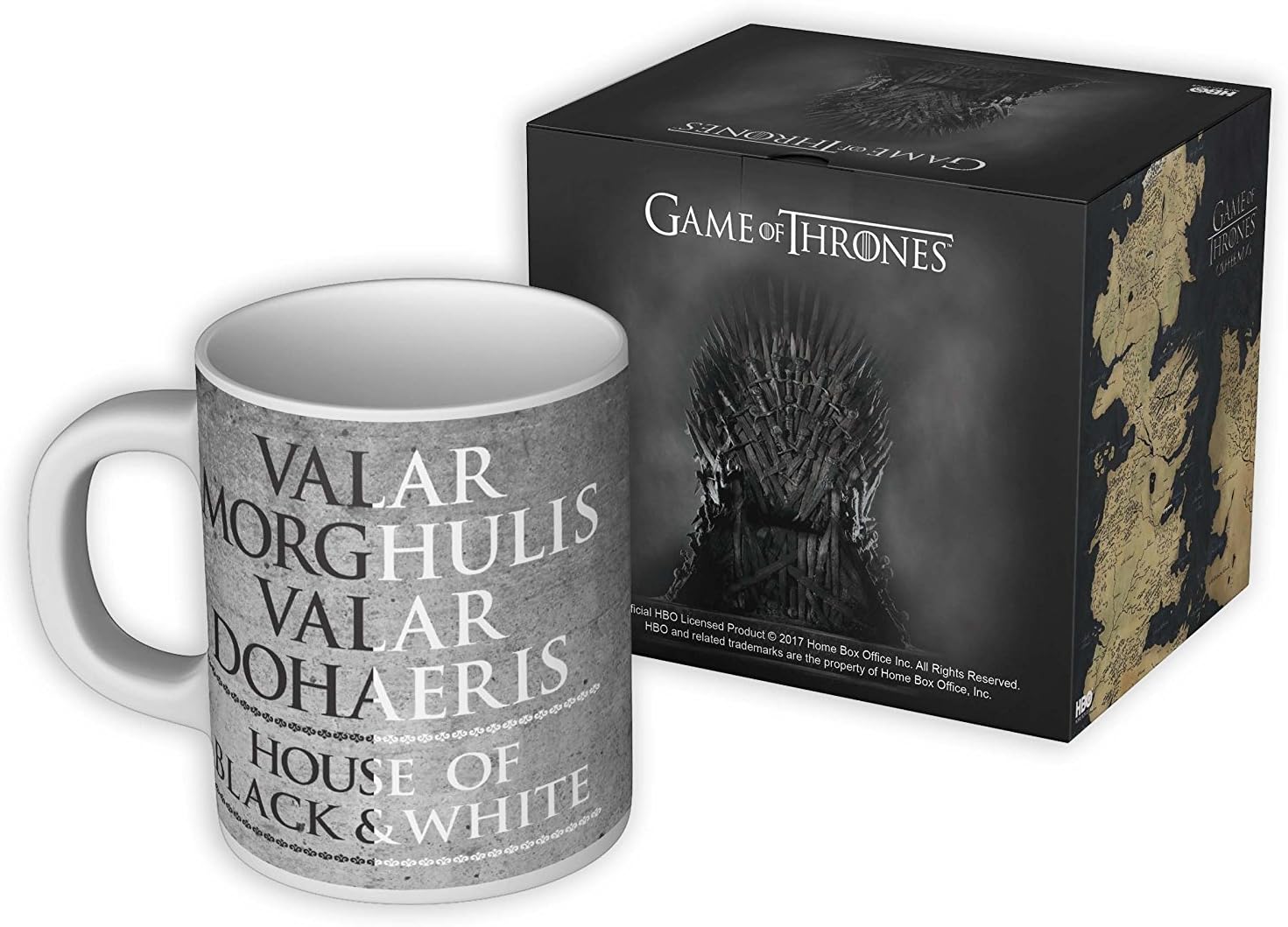 MCSID RAZZ MC SID Redwolf Game of Thrones Coffee Mugs of Mugs of Valar-ly (12 Oz, Multicolour)