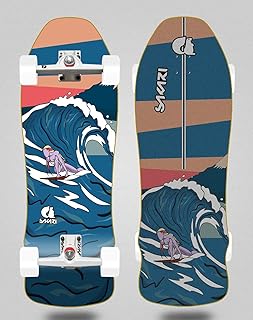 Sakari Surf Skate Complete with SGI Surf Skate Trucks Elfa Giga 9.75x30