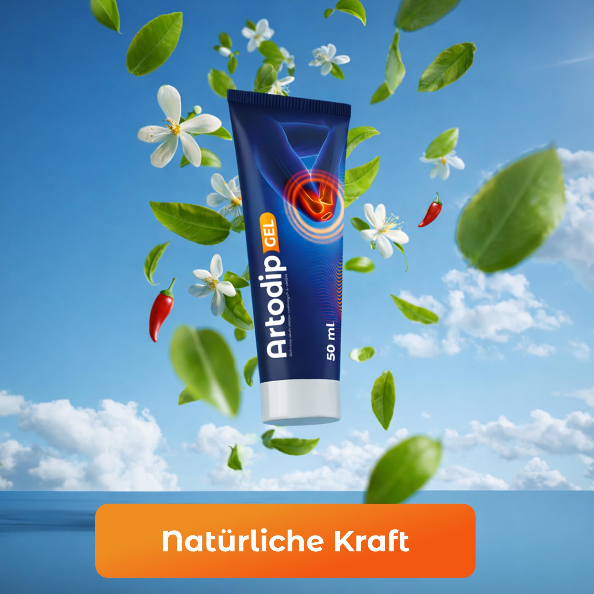 Premium – Teufelskralle, Beinwell & Arnika – Intensives Wärmegel mit Capsaicin zur Gelenk- und Muskelpflege – 50ml