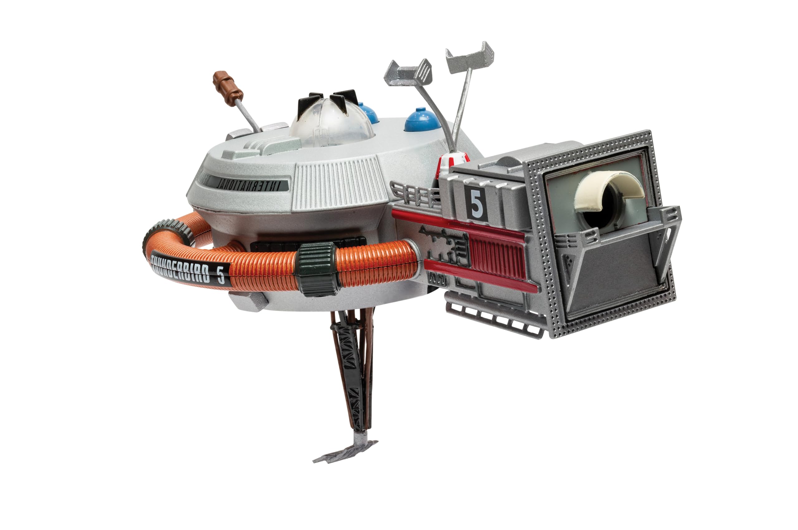 Corgi CC01501 Thunderbirds F.A.B. Collection – Modèle Thunderbird 5 moulé sous Pression, Station Spatiale détaillée avec Support d'affichage, modèles d'engins spatiaux pré-construits sous Pression