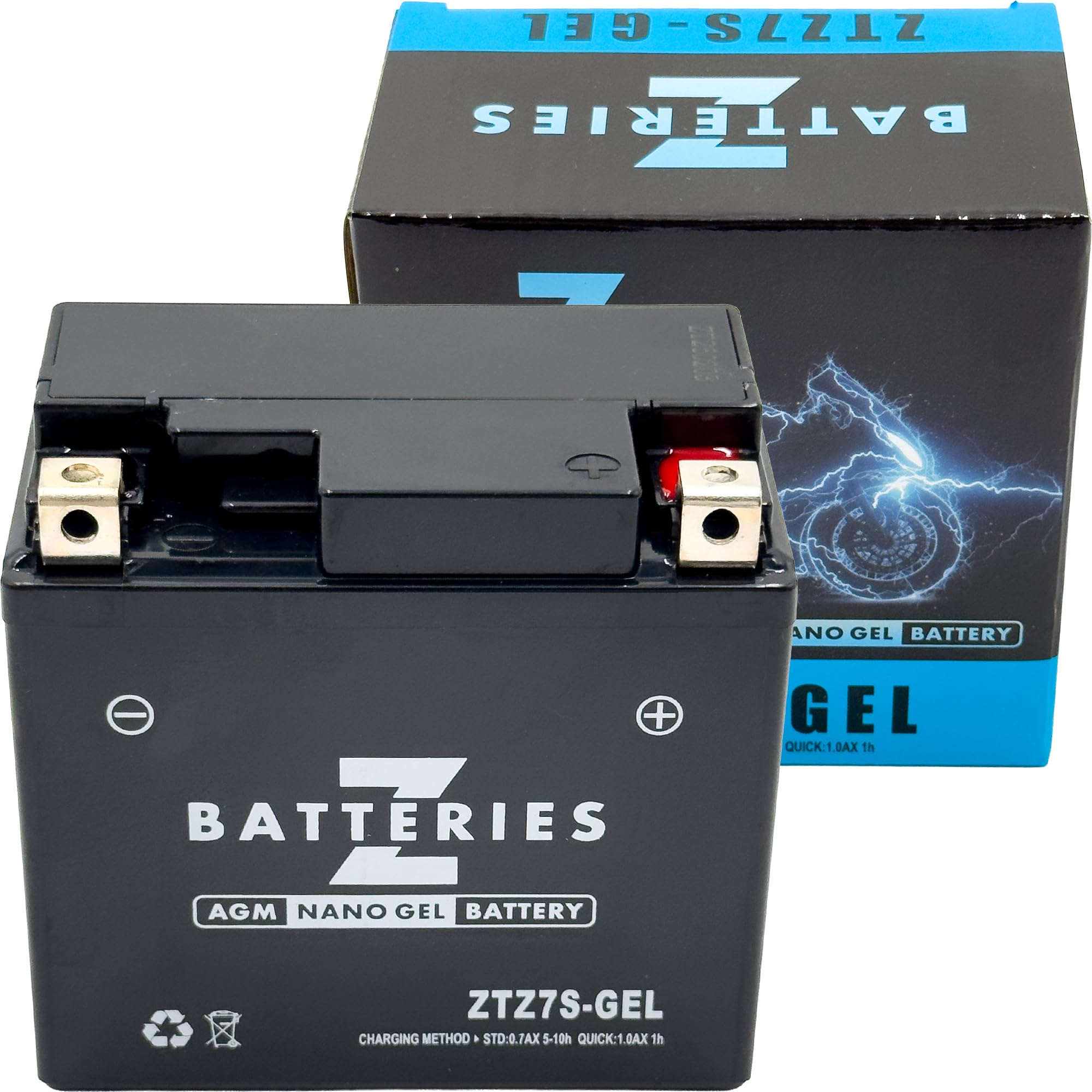 Amazon | Z BATTERIES バイクバッテリー Nano ジェル GEL AGM ZTZ7S