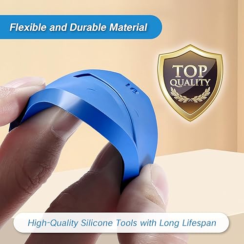 Miniatura 5 de Juego de herramientas de calafateo de silicona de 8 piezas, kit de herramientas de acabado de calafateo para lechada, sellador y acabado de