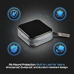 Sukh CD DVD Wallet Storage Case Disk Binder Case Box Sleeves Blu Ray CD DVD Disc Book Case Holder Box Organizer Bag Plastic Car Media Storage Car Entertainment for Kids 40 Capacity