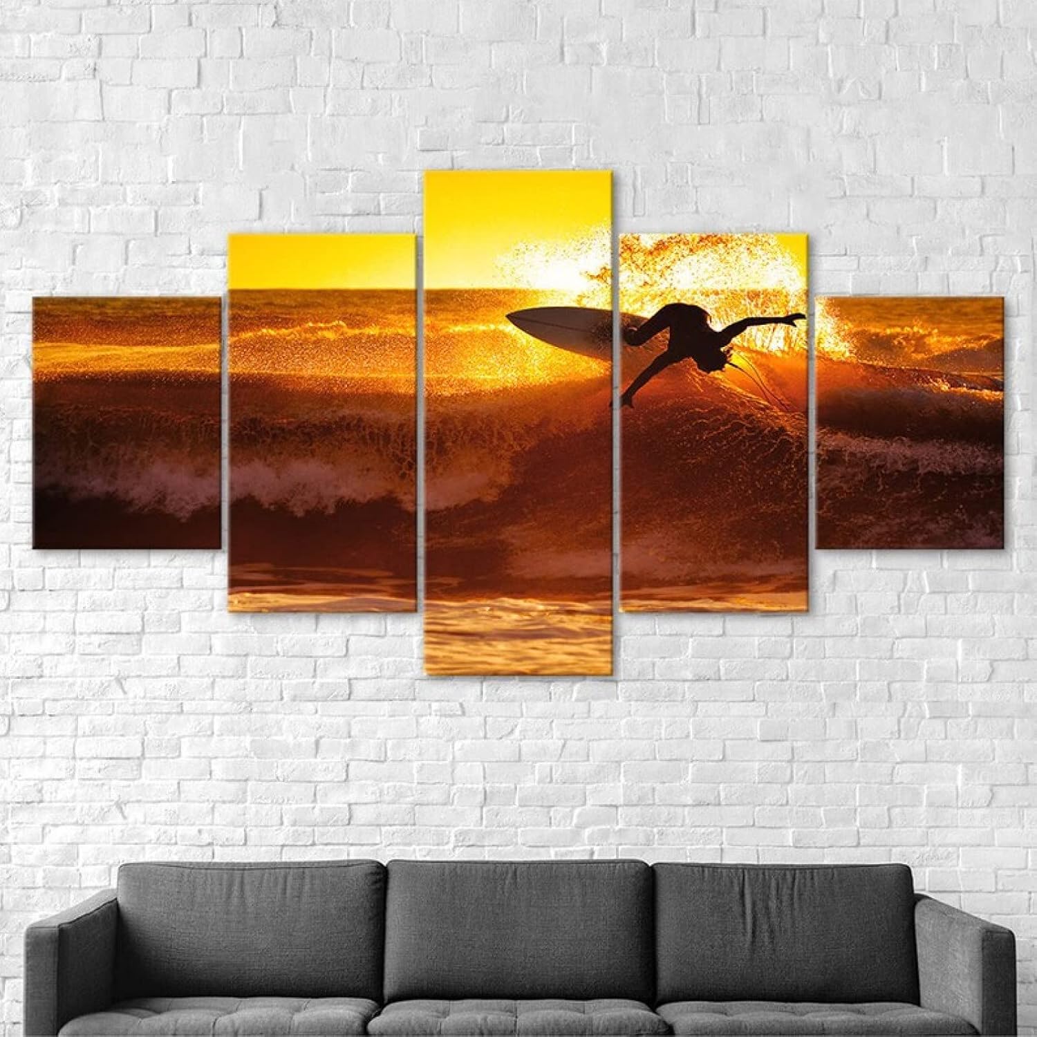 Amazon.com: JIANGE Prints On Canvas Artwork Abstract 5 Canvas Wall Art