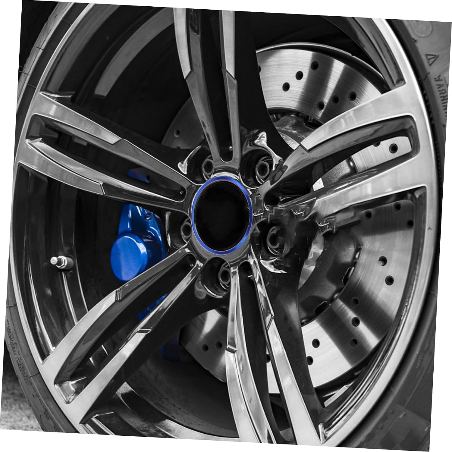 OUNONA 4Pcs Ring Tire Replacement Trim for Durable Wheel Cover Easy Installation Stylish Design