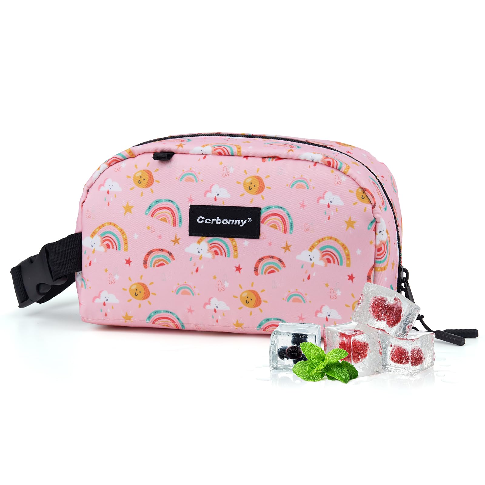 Cerbonny Small Cooler Bag Freezable Lunch for Work School Travel,Leak-Proof Bag,Snack Bags for Kids/Adults,Freezer Bags,Freezable Lunch Bag — image 1