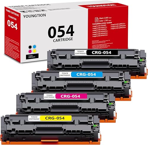 054 Toner Cartridge Set Compatible mf642cdw Toner cartridges (4PK, BKCMY)