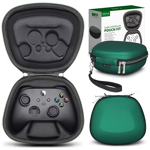sisma Travel Case Compatible with Official Xbox Series XS & Xbox Core Wireless Controller Hard Shell Storage Case Home Safekeeping Carrying Bag