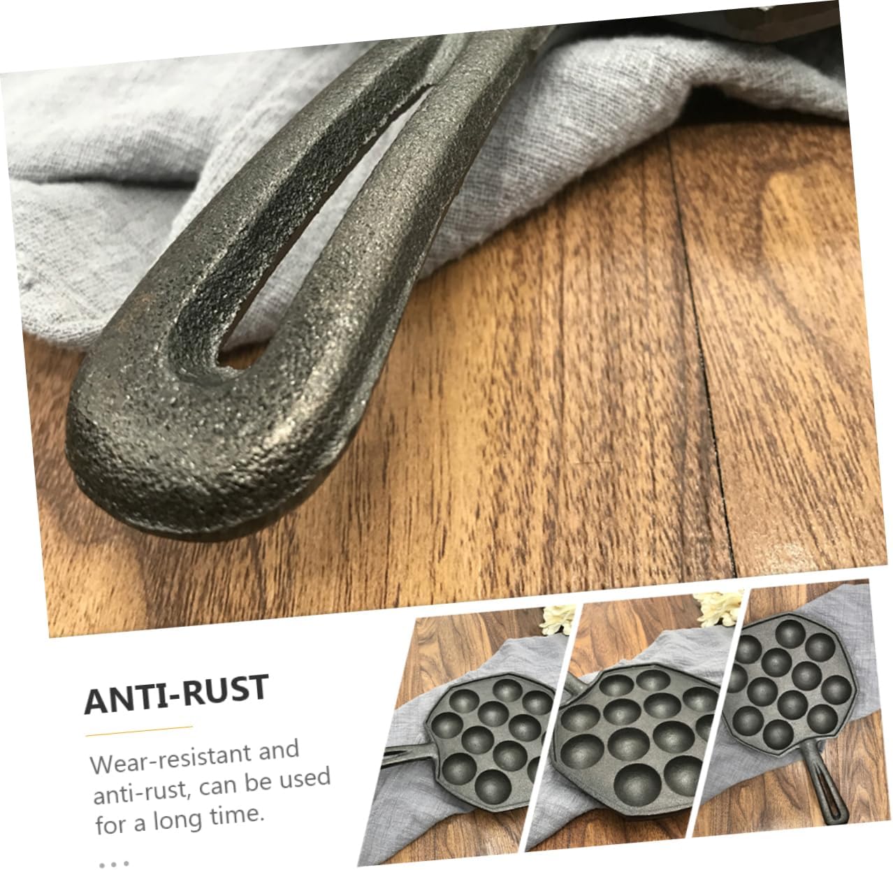 2pcs Meatball Making Mold Octopus Mold Escargot Baking Tray Nonstick Saucepan Roaster Pan Oven Snails Baking Plate Escargot Dish Baking Accessory Kitchen Gadgets Iron Black