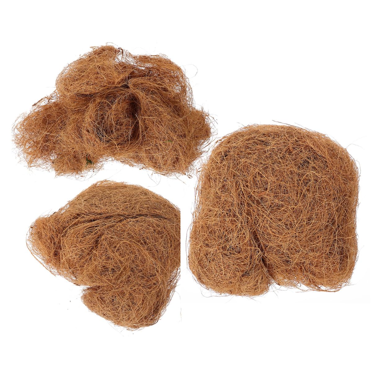 Fibra Natural para Macetas 3 Bolsas 300g 100g Cada Una Revestimiento Orgánico para Plantas y Hortalizas Alta Aireación y Retención de Humedad Cubierta Transpirable para