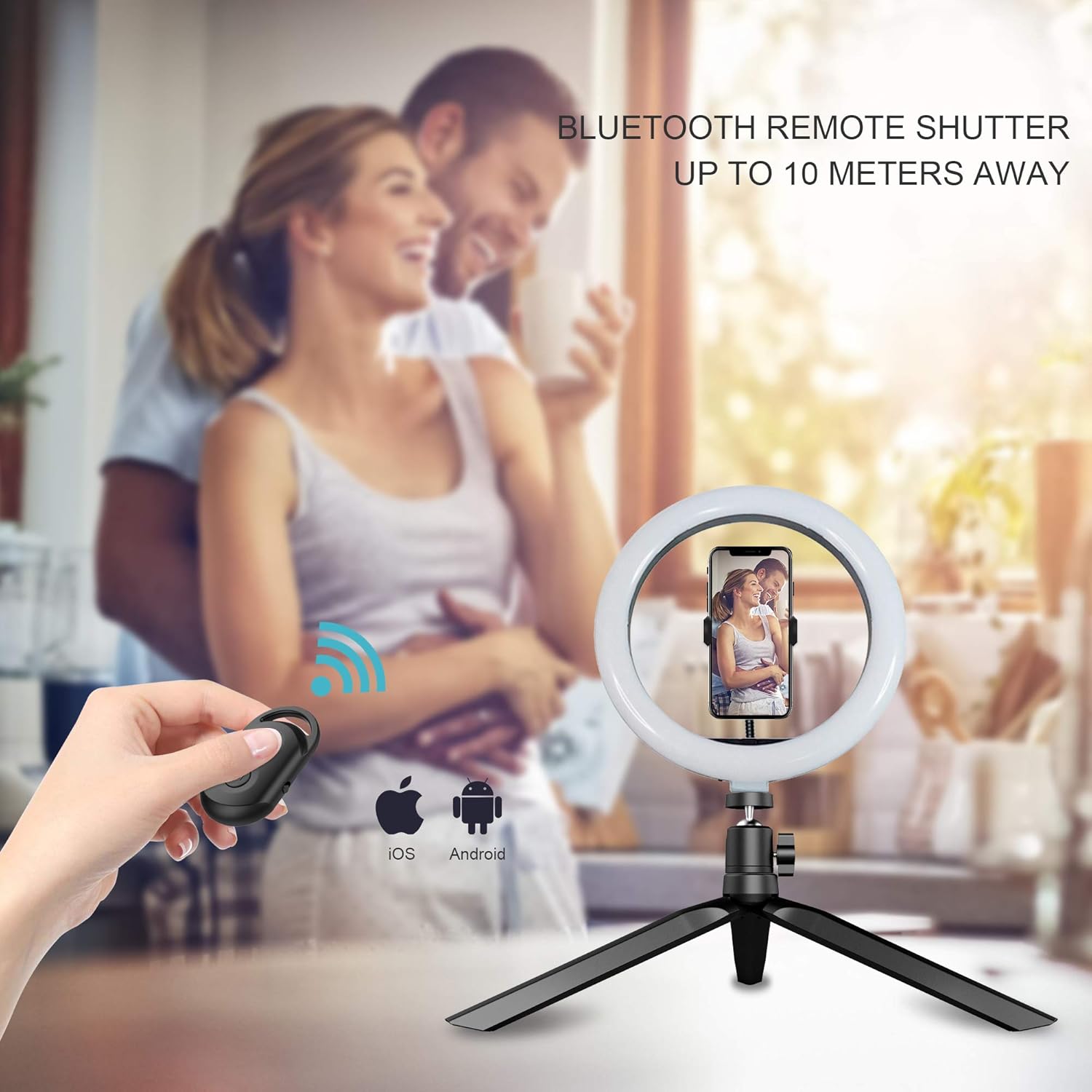 Super Sale 🛒 Arvnka 8 Selfie Ring Light with 51 Extendable Tripod Stand & 2 Phone Holders& Bluetooth Remote, Dimmable LED Camera Ringlight with 3 Light Modes and 10 Brightness Levels, for Photography/TikTok Flash Sale Arvnka 8 Selfie Ring Light with 51 Extendable Tripod Stand & 2 Phone Holders& Bluetooth Remote, Dimmable LED Camera Ringlight with 3 Light Modes and 10 Brightness Levels, for Photography/TikTok