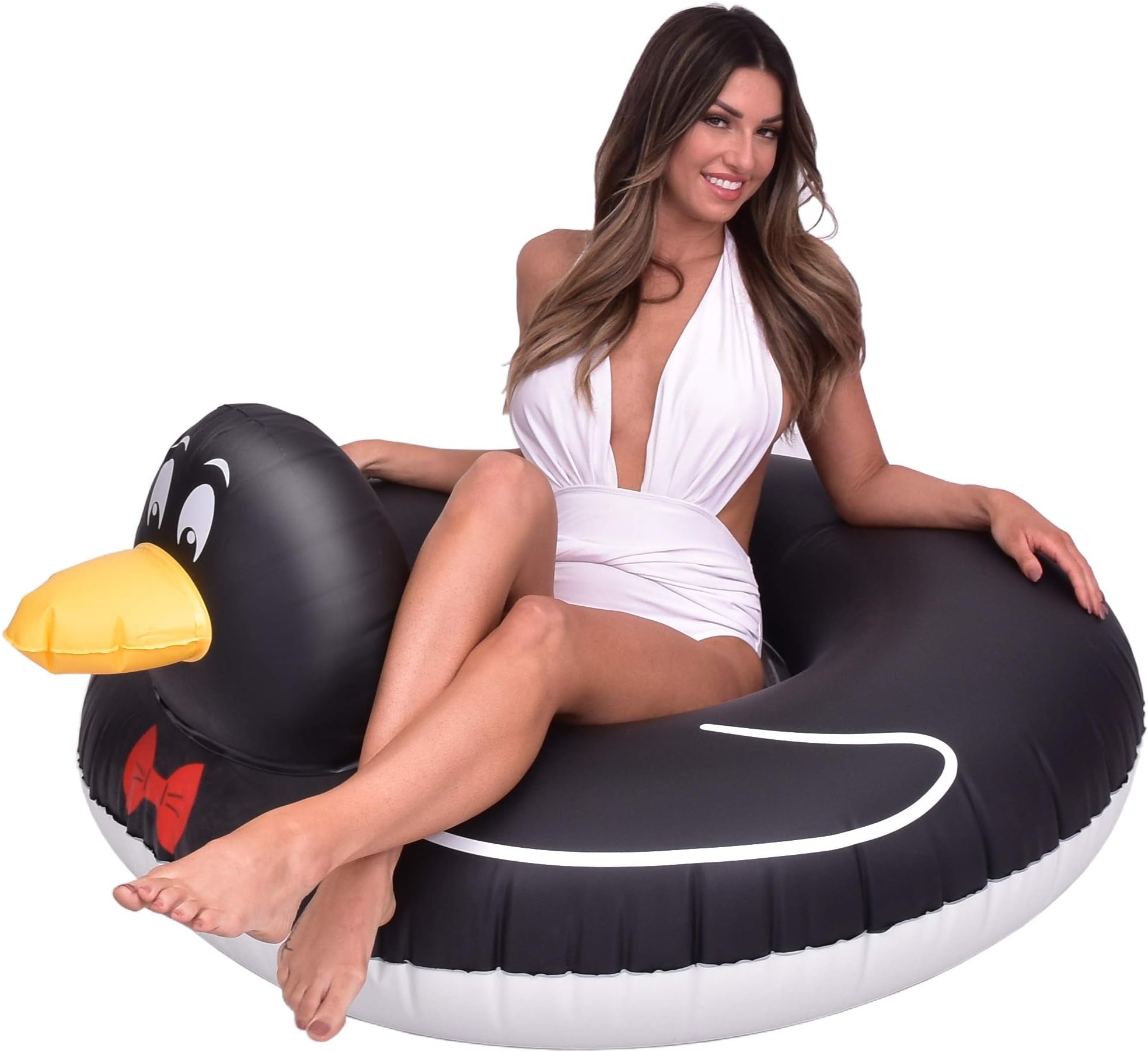 GoFloats Penguin Party Tube Inflatable Raft