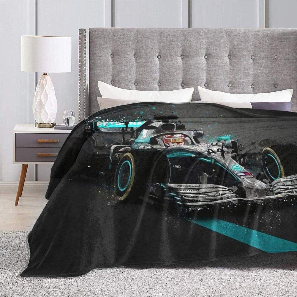 Soft Flannel Bed Blanket Soft Throw-Blankets for Kids Teenages Adults Bedroom Decor Lewis Hamilton Ultra Soft Micro Fleece Blanket 50X40inches