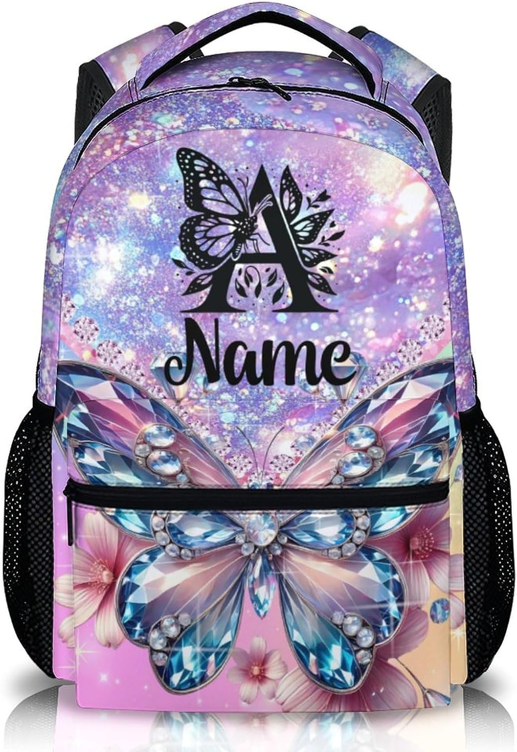 School Backpack, Shark Backpack for Boys, Personalized Kids Bookbag, 17 Inch Kids Toddler Bookbag, Cool Durable Initial Schoolbag for Preschool Elementary Kindergarten Travel