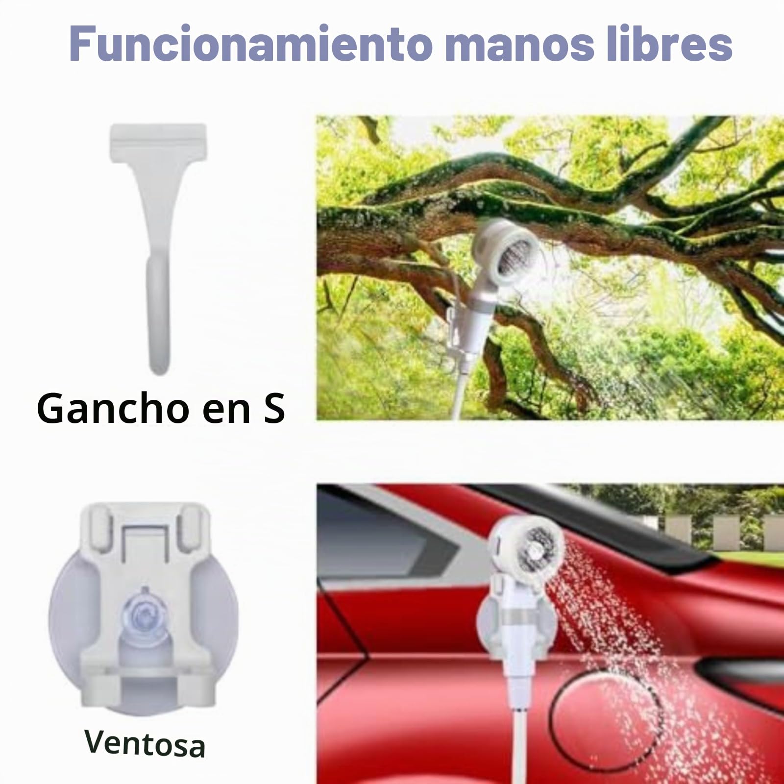 Ducha portátil para acampar, sistema de cabezal de ducha recargable portátil con bomba de agua con batería y bolsa de almacenamiento para actividades al aire libre