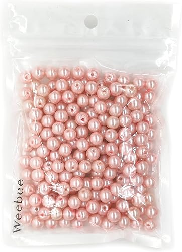 Miniatura 5 de 200 cuentas de perlas de vidrio de colores surtidos, espaciadores sueltos, redondas, checas, diminutas de satén, hechos a mano, surtidos para