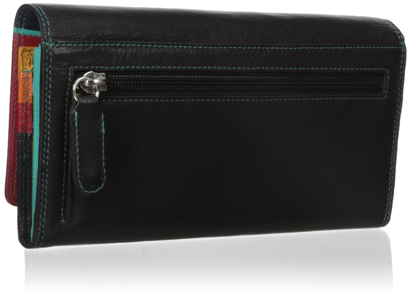 Visconti Spectrum 36 Ladies Large Soft Leather Checkbook Wallet Purse 7