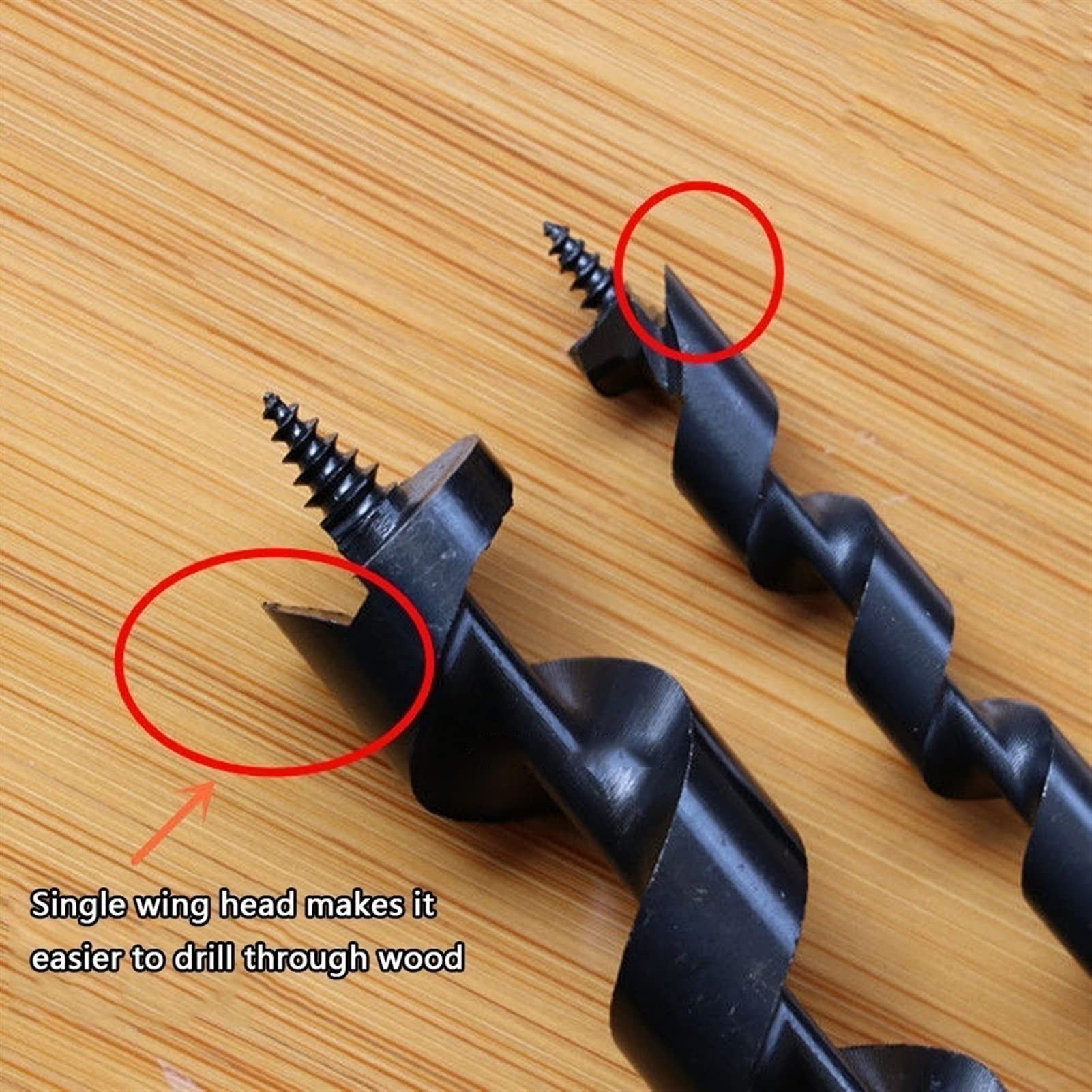 Broca de Supervivencia Manual multipropósito, con un Palo de Madera Taladro de Mano Broca de Sierra para carpintería Arregle los Clavos de la Tienda para Exteriores y Acampar Herramienta de