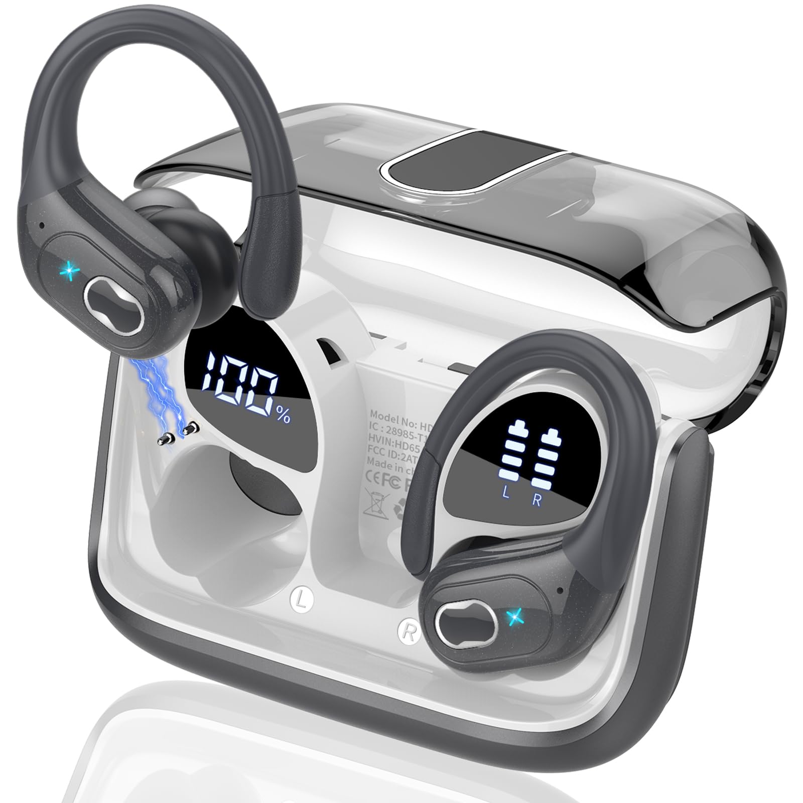 AI Real Time Translation Earbuds, Bluetooth 5.4 Translator Earphones