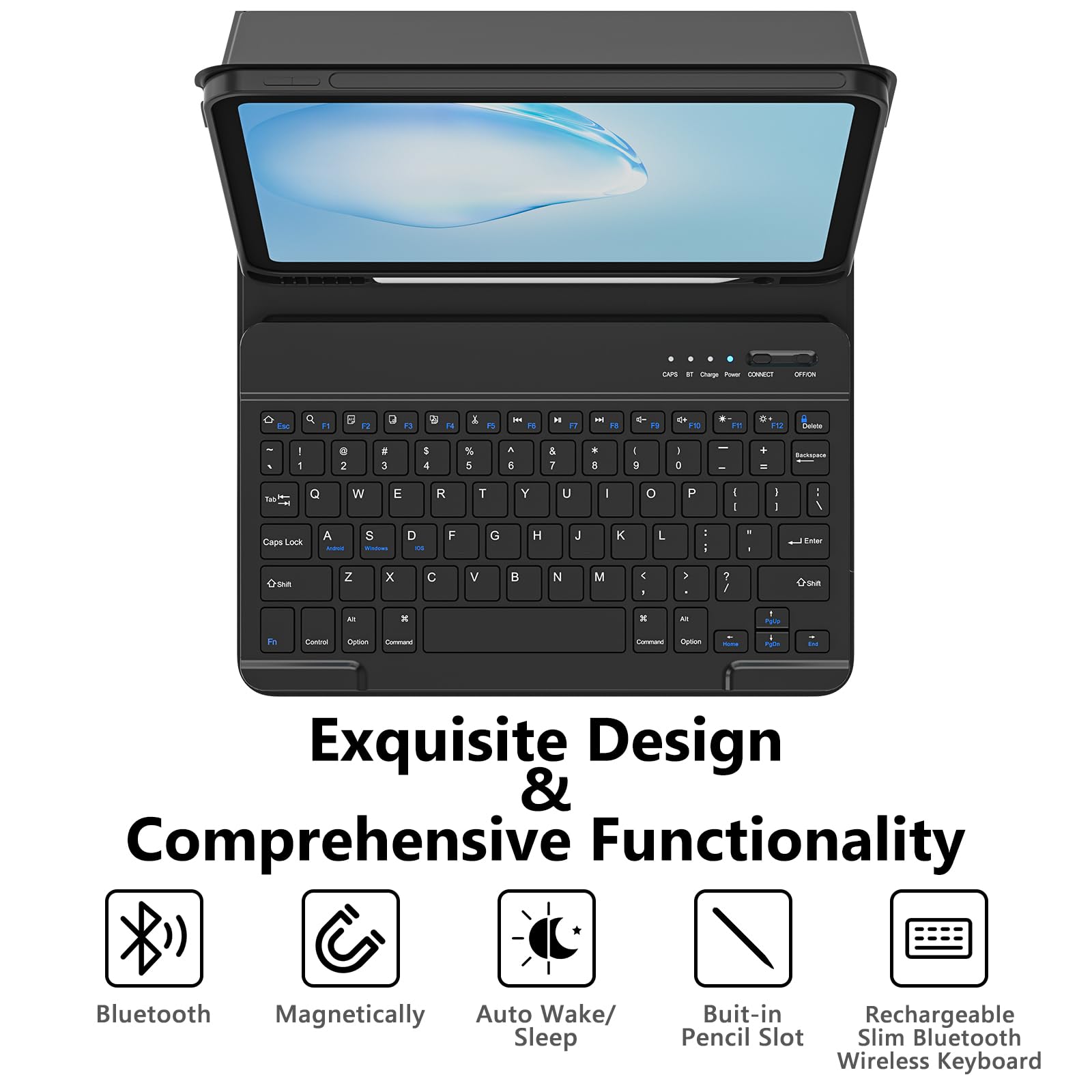 Amazon.co.jp: BQSS iPad Air 11インチ用 ケース キーボード付き M4/M3