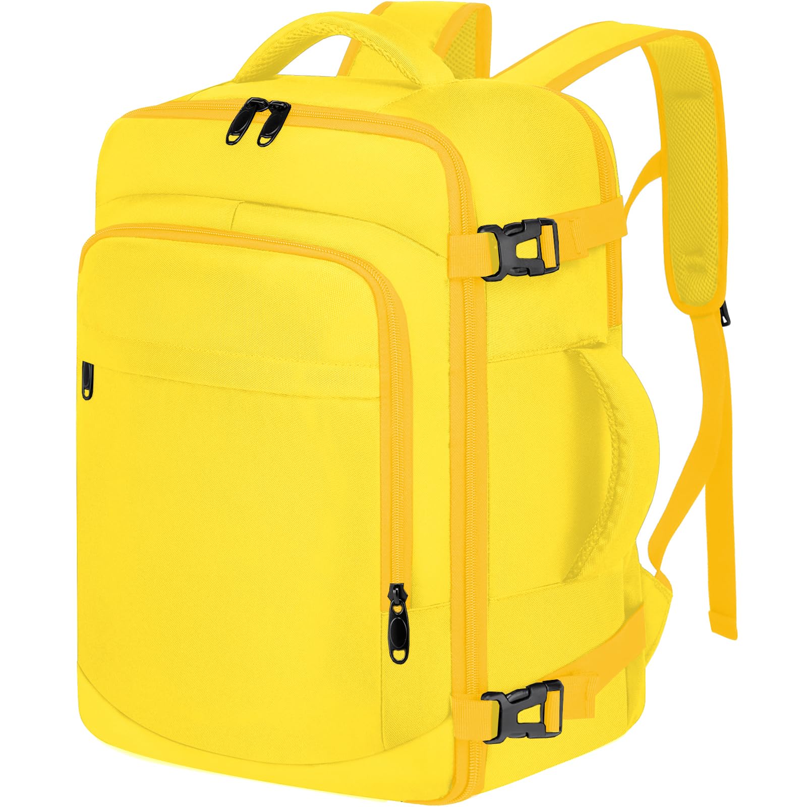 Handgepäck Rucksack Handgepäck Rucksack für Flugzeug Klein Reiserucksack Unter Sitz Handgepäck Tasche für Weekender Kurze Tirp für Herren und Damen,Schwarz