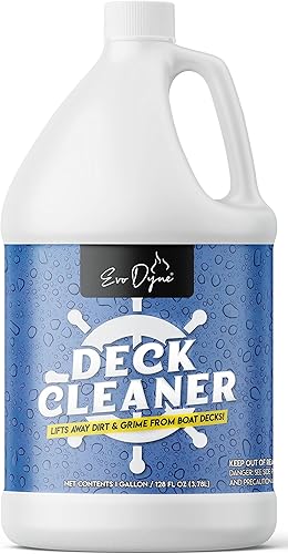 Evo Dyne Limpiador de cubierta (1 galón)  Limpiador de cubierta compuesto para fibra de vidrio, superficies pintadas, vinilo y más, fabricado en