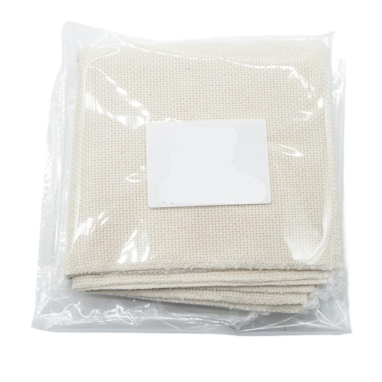 Punch Needle Cotton Cloth for DIY Embroidery Needlework Fabric Sewing Crafts Accessory Handmade(28x28cm 5pcs)