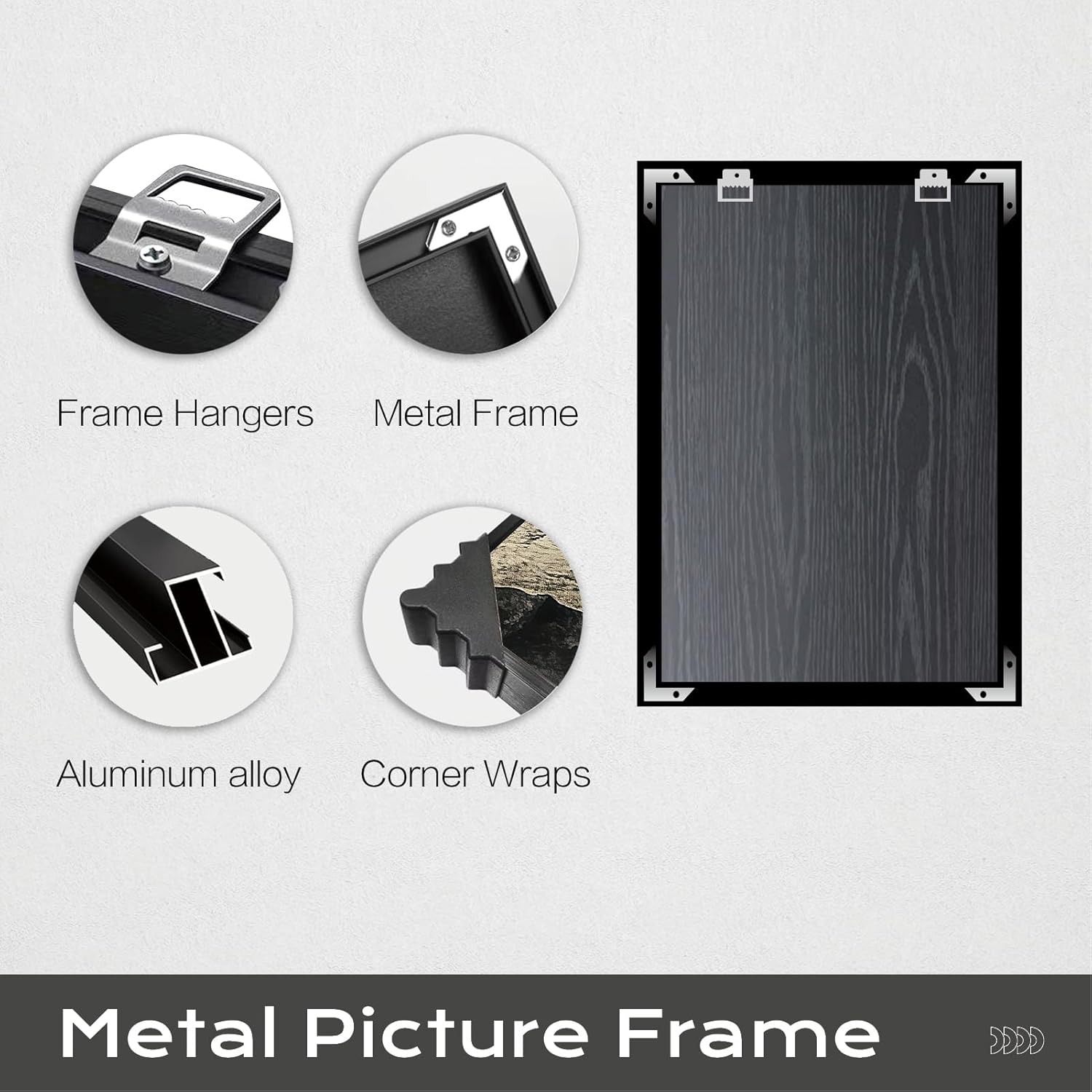 Large Framed Abstract Wall Art for Living Room, Premium Crystal Porcelain Canvas Print Set of 1, White Brown Modern Design - Perfect for Bedroom, Office, Hallway - 16x24 inch