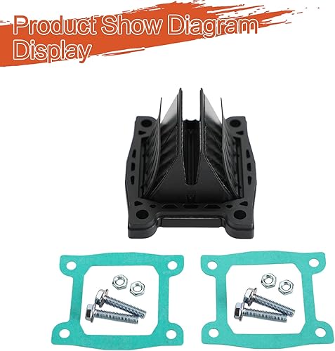 Miniatura 3 de labwork Válvula de lengüeta de admisión de fibra de carbono de repuesto para Yamaha Blaster 200 YFS200 Bike ATV 1988-2006