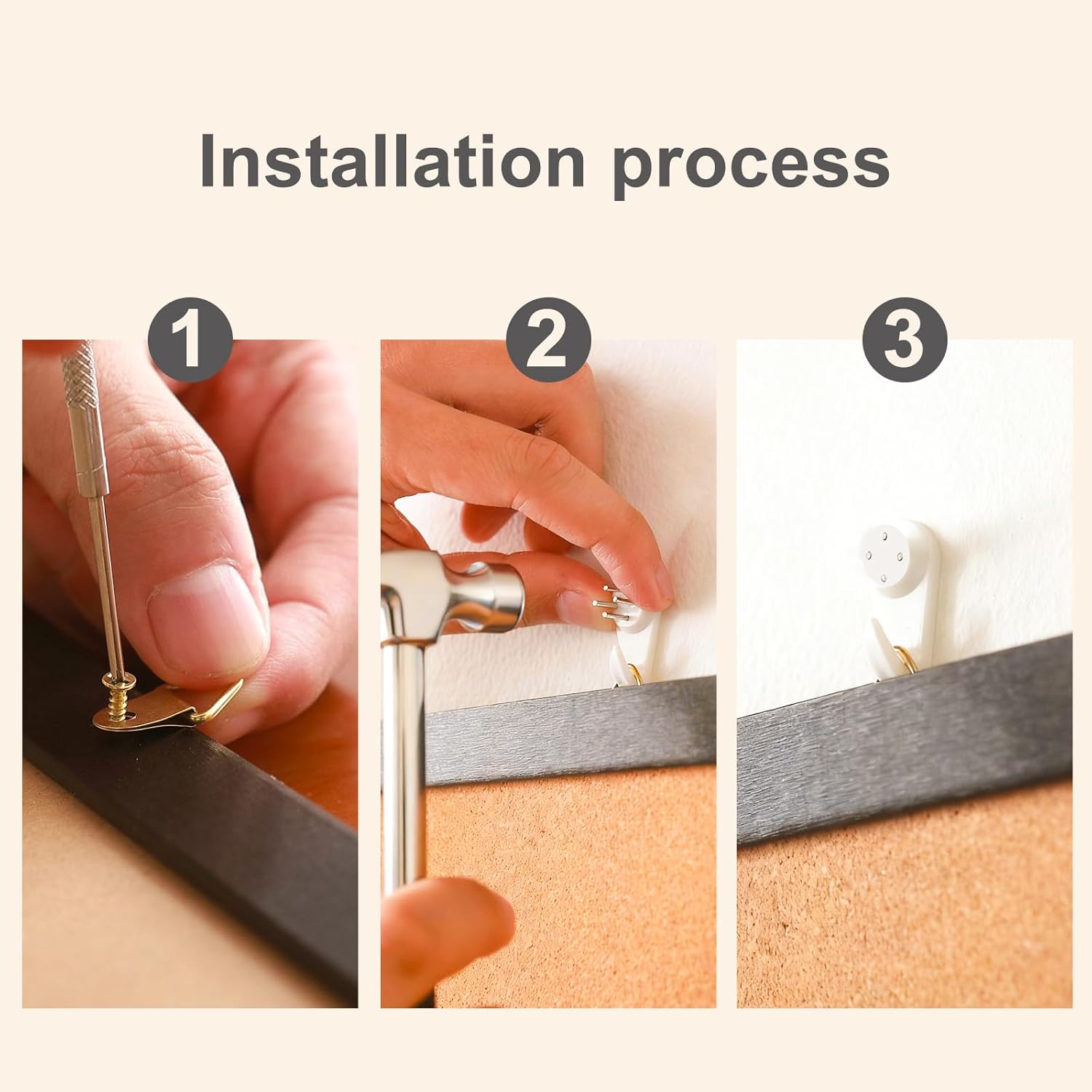 24x36 Inch Cork Bulletin Board for Wall with Black Wood Frame | Modern Pin Board for Office & Home | Includes 20 Push Pins & Mounting Hardware