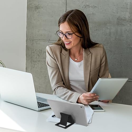 Miniatura 5 de TIESOME 6 soportes plegables para teléfono celular soporte de bolsillo multiángulo soporte de escritorio universal portátil para todas las pantallas