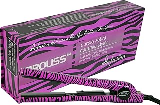 Proliss Infusion Limited Edition Hair Straightening Irons, Purple Zebra, 1 Pound