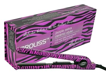 Amazon.com: Proliss Infusión Limited Edition pelo alisado Irons, Púrpura  Zebra : Belleza y Cuidado Personal