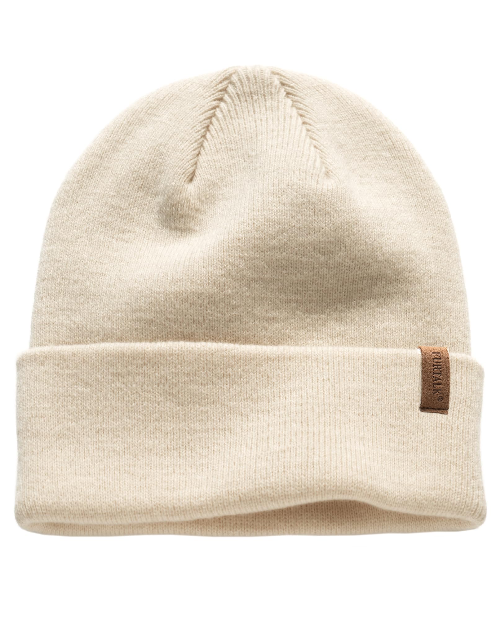 FURTALK Beanie for Men Women Cuffed Thick Knitted Unisex Winter Hat Beanies Skull Cap