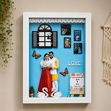 Window Miniature 3D Shadow Frame – Butterfly Fantasy Keepsake Gift For Birthday Anniversary(88497 18597)