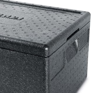 HENDI Thermobox, mit seitlich versenkten Griffen, Hält Temperaturen von -20°C bis +110°C stand, Innen: 625x425x(H)200mm, 80L, 685x485x(H)360mm, Polypropylen