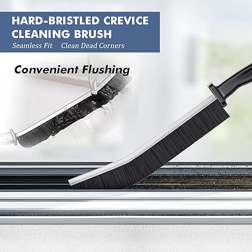 Miniatura 6 de Cepillo de limpieza de huecos, cepillo de cerdas duras para limpieza, herramienta de limpieza de hendiduras, cepillos multifuncionales para uso