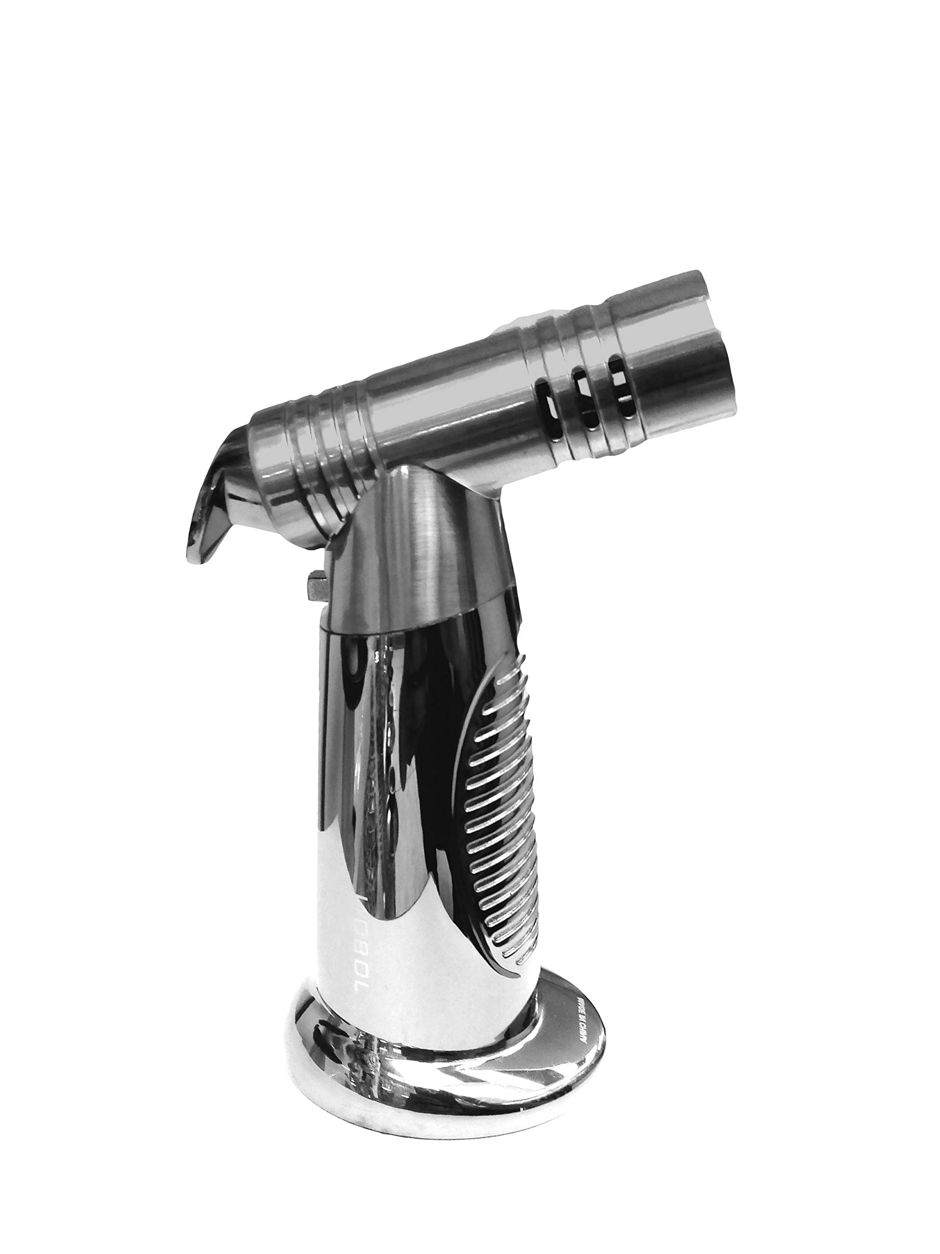 JOBON Windproof Quad Jet Flame Butane Gas Torch Cigar Lighter