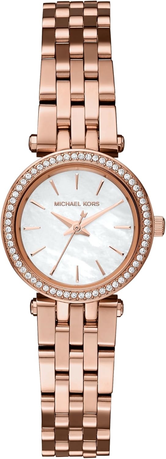 Michael Kors Darci Women's Watch, Stainless Steel and Pavé Crystal Watch for Women
